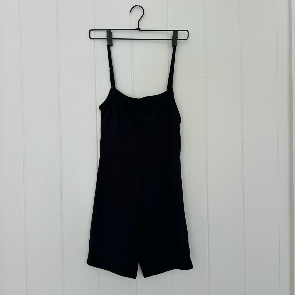 Black athletic onesie